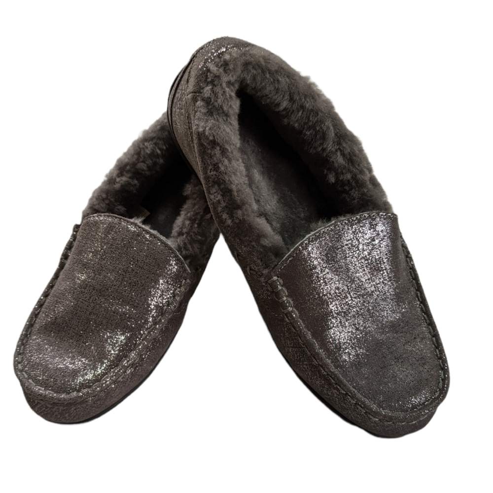 Abeo, silver moccasin. Size 10N